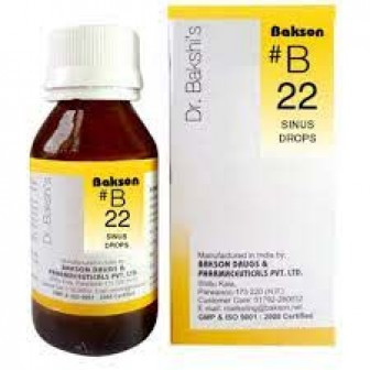 Bakson's B22 Sinus Drops (30 ml)