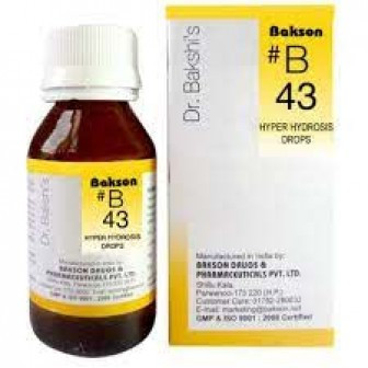 Bakson's B43 Hyper Hydrosis Drops (30 ml)