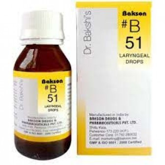 Bakson's B51 Laryngeal Drops (30 ml)