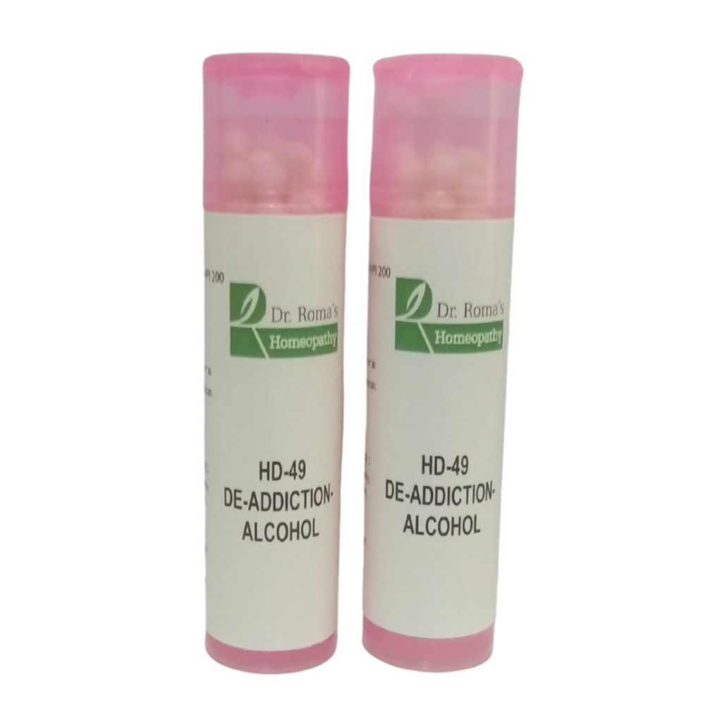  HD-49 De-Addiction-Alcohol (2 Bottles of 2 Dram)