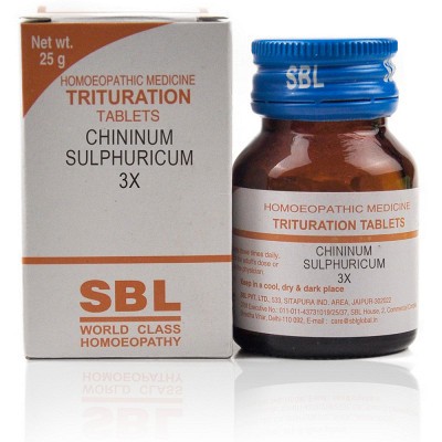 SBL Chininum Sulphuricum 3X (25 gm)
