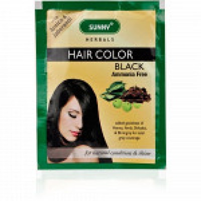 Bakson's Sunny Herbals Hair Color- BLACK (20 gm)