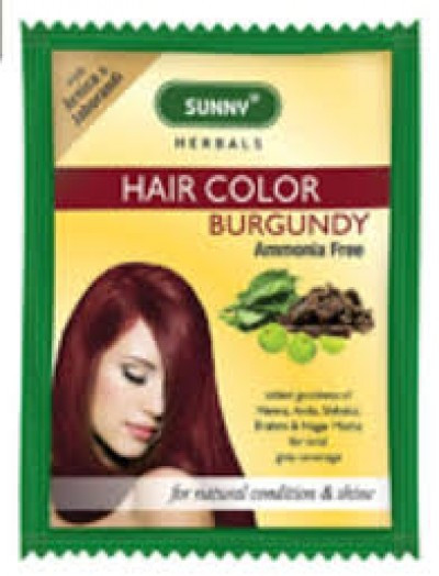 Bakson's Sunny Herbals Hair Color-BURGUNDY (20 gm)