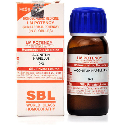 SBL Aconitum Napellus LM0/3 (20 gm)