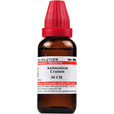 Willmar Schwabe India Antimonium Crudum30 CH (30 ml)