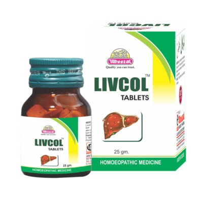 Wheezal Livcol Tablets (25 gm)