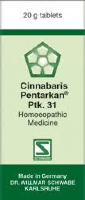 Willmar Schwabe Germany Cinnabaris Pentarkan Tablets 