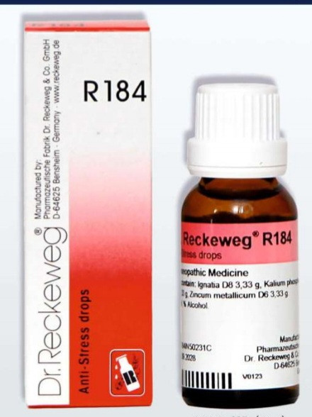 Dr. Reckeweg R184 Anti Stress Drops (22 ml)