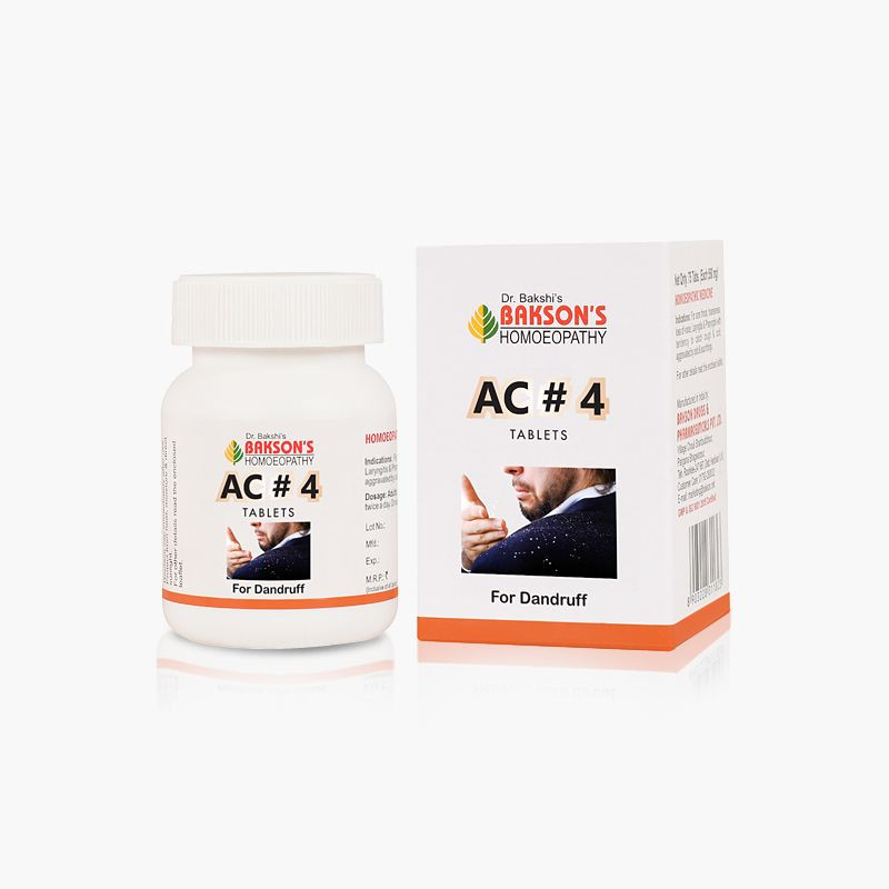 Bakson's AC# 4 Tablets (75 Tablets)