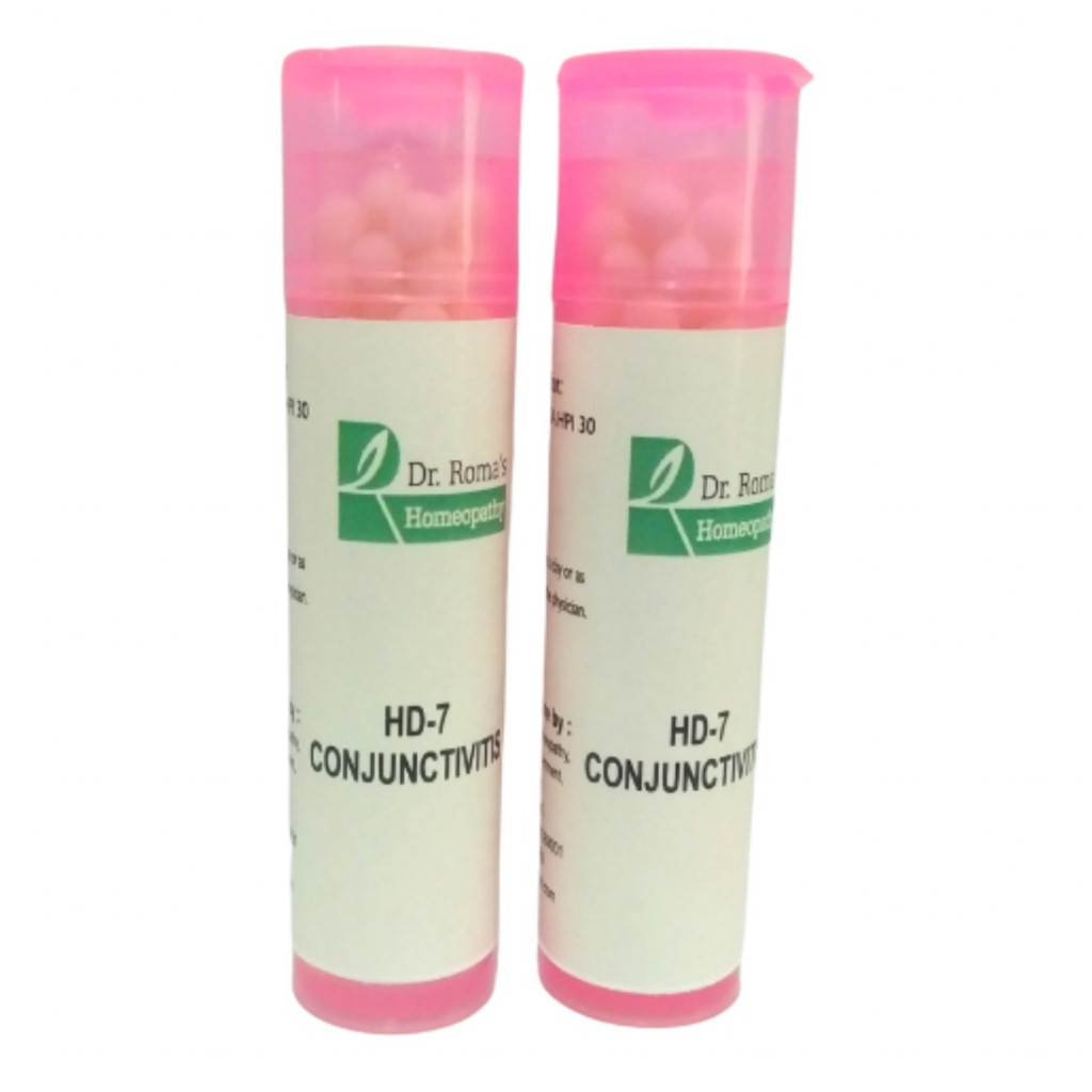 Dr Roma's Homeopathy HD-7 Conjunctivitis (2 Bottles of 2 Dram)