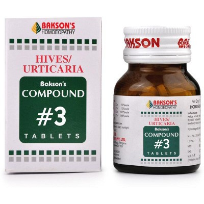 Bakson's Compound No 3 (Hives/Urticaria) (100 Tablets)