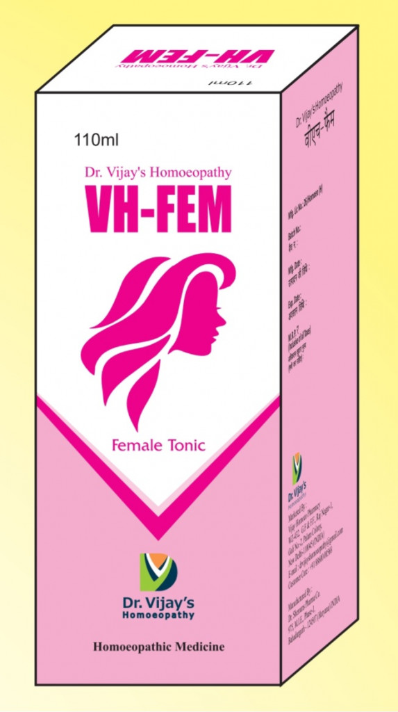 Dr Vijay's Homoeopathy VH-Fem Tonic (200 ml)