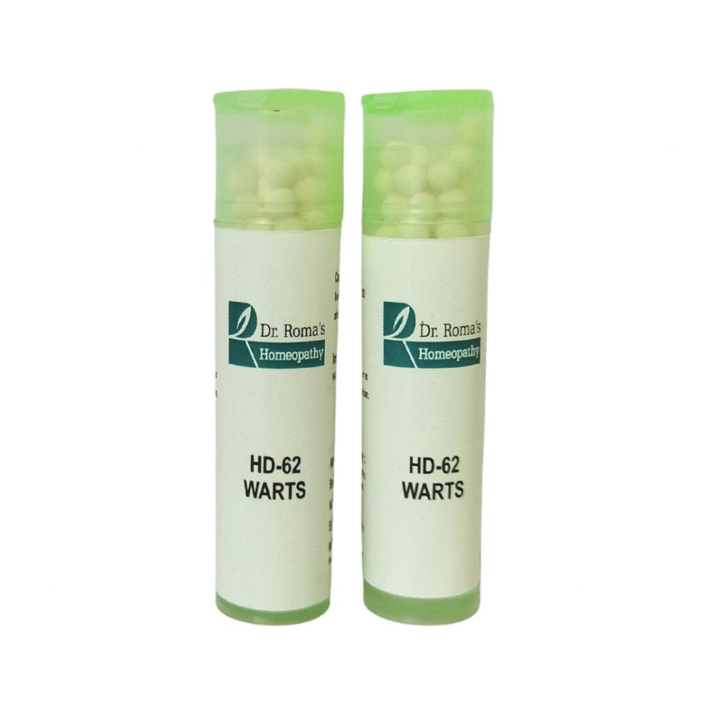  HD-62 for Warts (2 Bottles of 2 Dram)