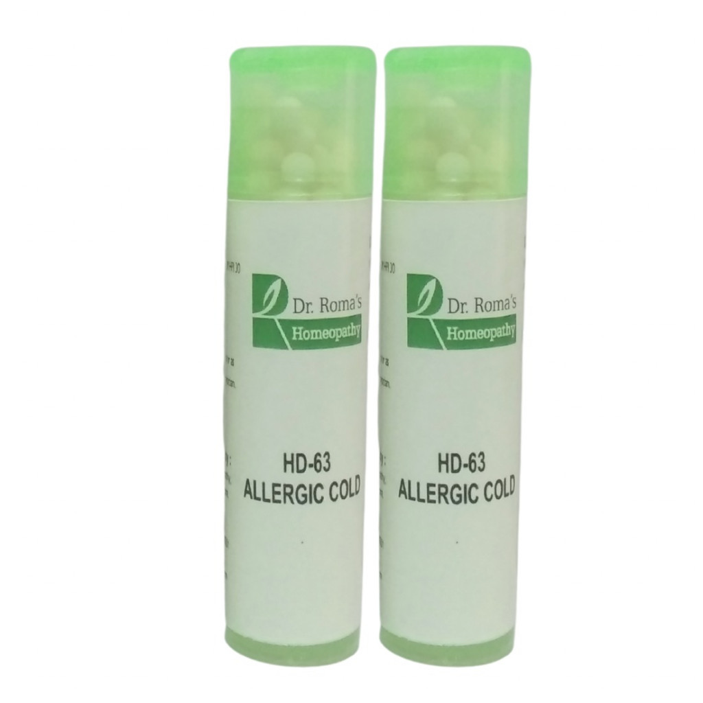  HD-63 Allergic Cold (2 Bottles of 2 Dram)
