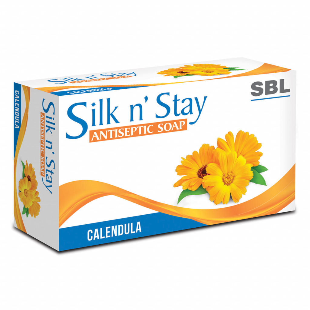 SBL Silk' n Stay Antiseptic Soap with Calendula (75 gm)