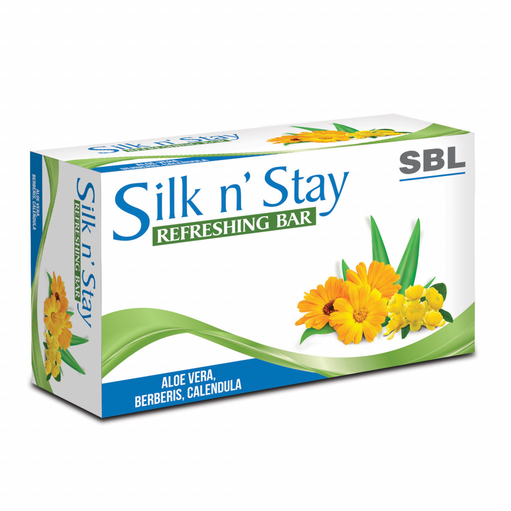 SBL Silk' n Stay Refreshing Bar with Aloevera, Berberis, Calendula (75 gm)