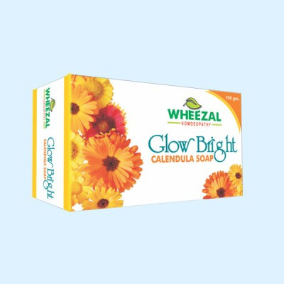 Wheezal Glow Bright Calendula Soap (75 gm)