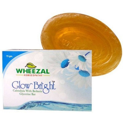 Wheezal Glow Bright Calendula With Berberis Glycerine Bar (75 gm)