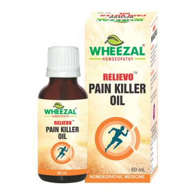 Wheezal Relievo pain killer Oil (60 ml)