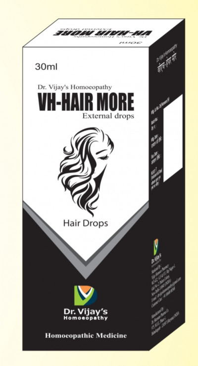 Dr Vijay's Homoeopathy VH-Hairmore [External] Drops (30 ml)