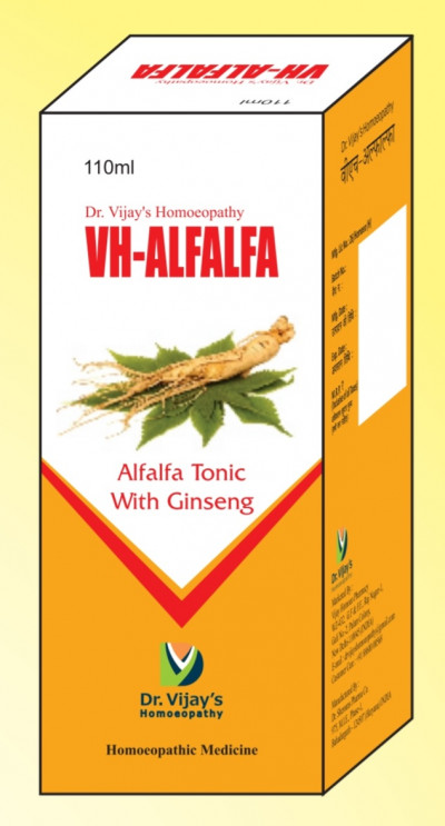 Dr Vijay's Homoeopathy VH-Alfalfa Tonic With Ginseng (450 ml)
