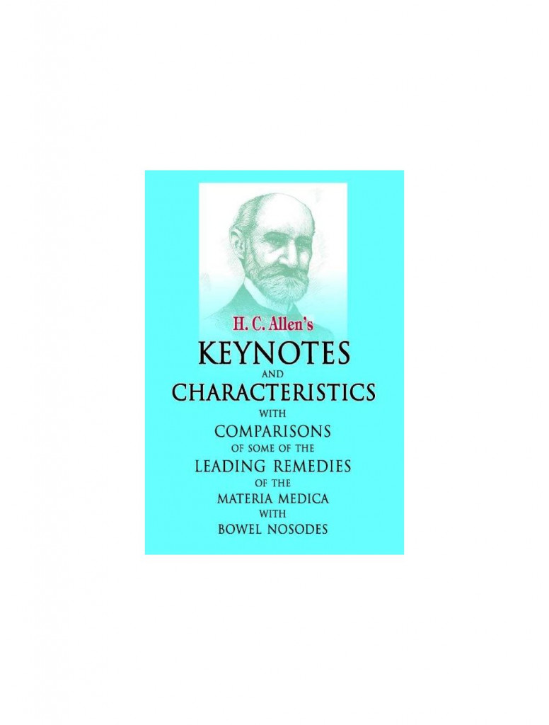  Allens Keynotes and Characteristics with Comparisons By H C ALLEN