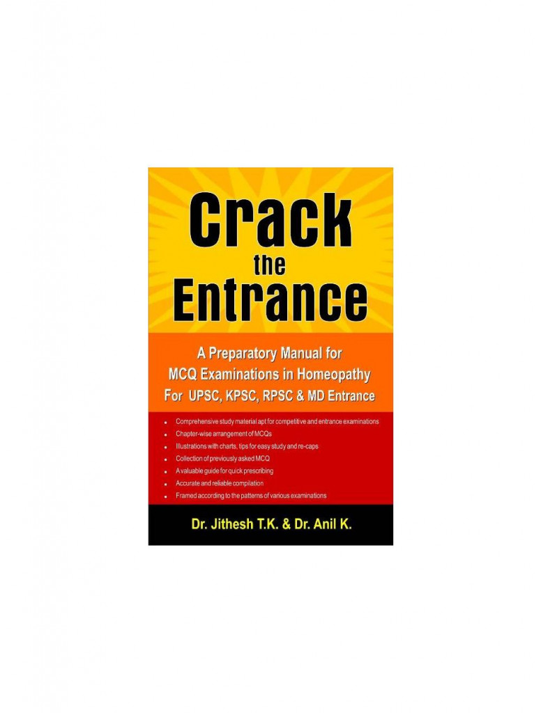  CRACK THE ENTRANCE By JITHESH & ANIL