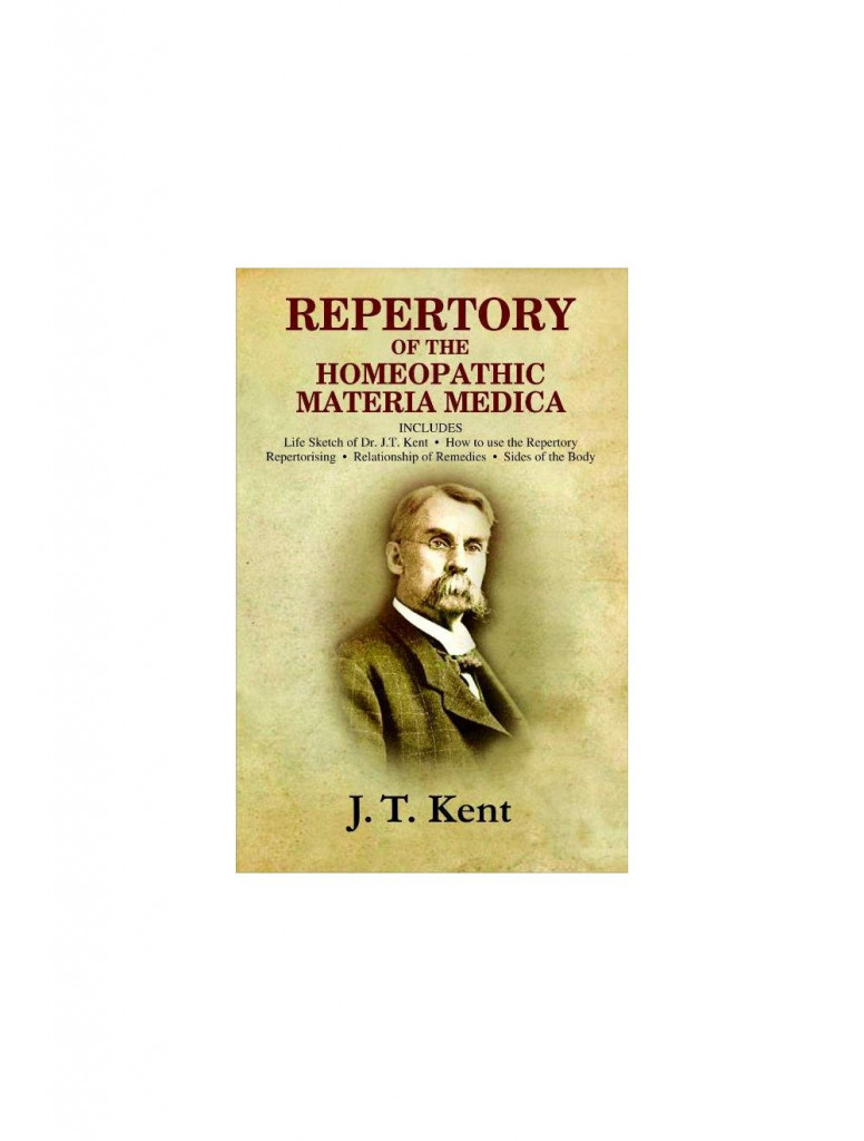  Repertory of the Homoeopathic Materia medica with a word & thumb index-Medium Size By JAMES TYLER KENT