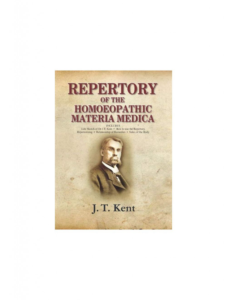  Repertory of the Homoeopathic Materia medica with a word & thumb index-Large Size By JAMES TYLER KENT