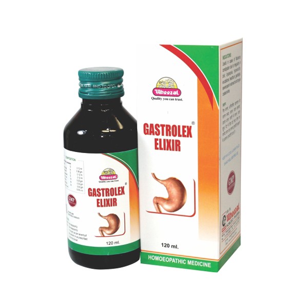 Wheezal Gastrolex Elixir Syrup (120 ml)