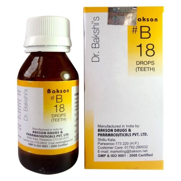 Bakson's B18 Teeth Drops (30 ml)