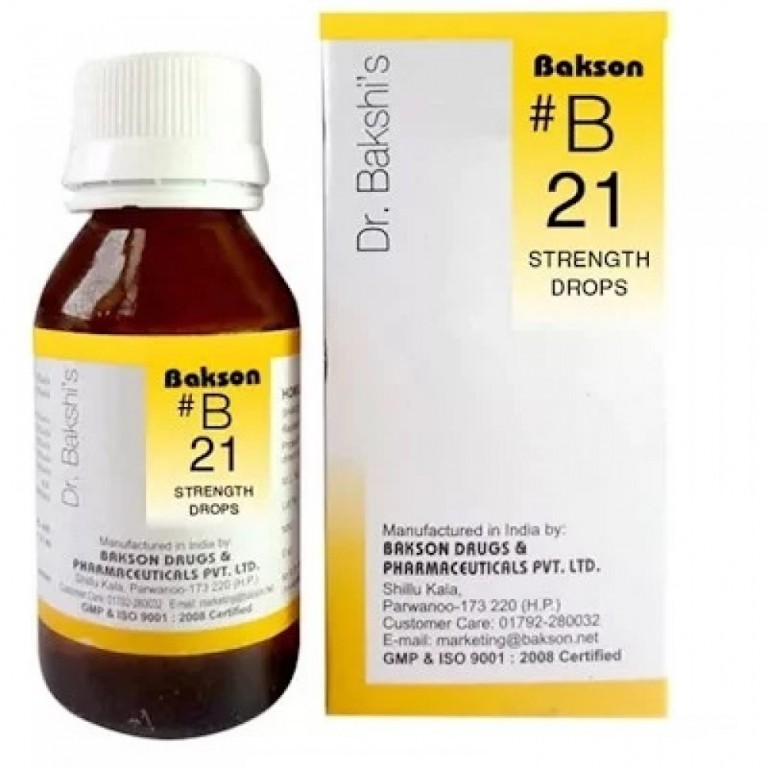 Bakson's B21 Strength Drops (30 ml)