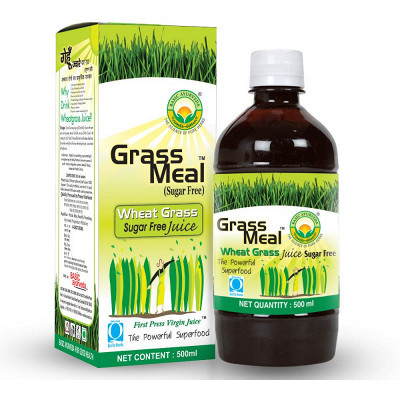 Basic Ayurveda Grass Meal (Wheat Grass) Juice Sugar Free (500ml)