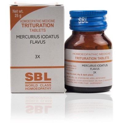 SBL Mercurius Iodatus Flavus 3X (25 gm)