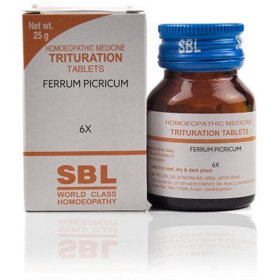SBL Ferrum Picricum 6X (25 gm)