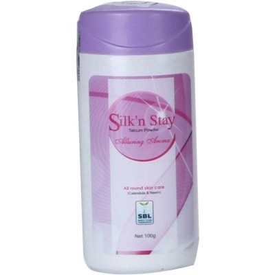 Silk' n Stay Talcum Powder (100 gm)